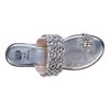 GC Shoes Nadin Metallic Rhinestone Toe Ring Flat Sandals - 4 of 4