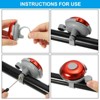 Unique Bargains Mountain Road Bicycle Accessories Loud Clear Sound Rotation Classic Bike Bells 2 Pcs - 3 of 4