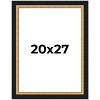 PosterPalooza | Embellished Brown Picture Frame - UV Acrylic, Foam Board Backing, Hanging Hardware - 2 of 4