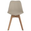 Simple Relax Set of 2 Faux Leather Upholstered Dining Side Chairs - 3 of 4