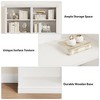 74.5" Tall Bookshelf with Double Storage, Extra Large Bookshelf, 6-Tier Double Wide Bookshelves w/ 12 Cubbies for Livingroom Office Library - 4 of 4