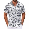 COOFANDY Men's Hawaiian Shirt Short Sleeve Casual Button Down Tropical Summer Beach Aloha Shirts - 2 of 4