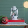 Whisen 4.7x4.7x8.3"H Christmas Plastic/Resin White Lantern With Snowman & Tree Led/Water Spinning/6 Hours Timer - Multicolor - 2 of 4