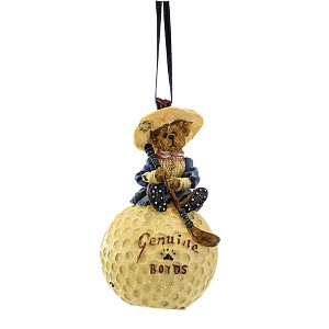 Enesco 4.5 Inch Nancy Driven To Win Ornament Christmas Tree Ornament , Golf Bearstone (1PC) - 1 of 3