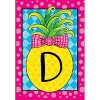 Briarwood Lane Summer Garden Flag 18x12.5 For Outdoor Pineapple Monogram Letter D Garden Flag Flag For Summer Garden Flag Flags For Outside - 3 of 4
