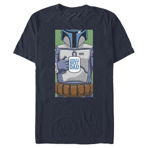 Men's Star Wars Boba Fett World's Best Dad T-Shirt - 1 of 4