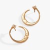 Alex and Ani Crescent Moon Hoop Earrings - 2 of 2