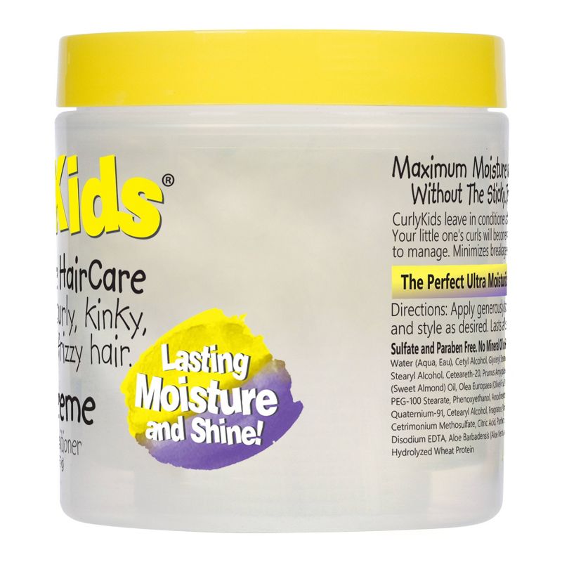 CurlyKids Curly Creme Conditioner - 6oz, 4 of 8