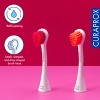 Curaprox Hydrosonic Rainbow Sensitive Brush Heads, Magenta/Orange, 2 pcs - 4 of 4