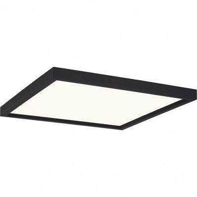 Quoizel Lighting Outskirts 1 - Light Flush Mount in  Earth Black
