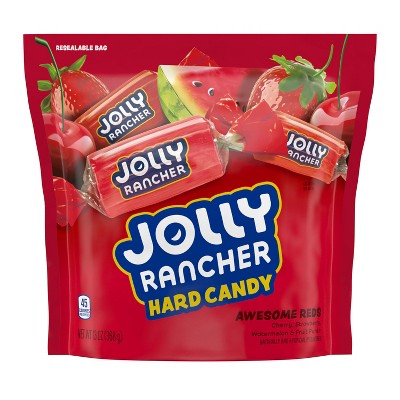 Jolly Rancher Awesome Reds Assorted Fruit Flavored Hard Candy - 13oz