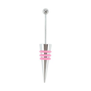 Unique Bargains Thin Stem with Bead Wine Stopper Aluminum Alloy TPR 12x2.1x2.1cm 4.72"x0.83"x0.83" 1 Pc - 1 of 3