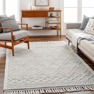 Hauteloom Rectangle Area Rug   White - 1 of 4