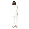 EVERYDAY KIDS Girls’ Fleece Off-White Crewneck Sweatshirt; Girl’s Long Sleeve Pullover Shirt - Soft and Breathable Cotton/Poly Blend - 4 of 4