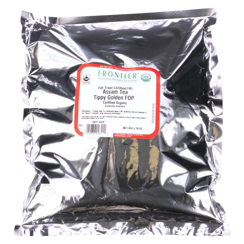 Frontier Herb Organic Fair Trade Certified Black Assam Flowering Orange Pekoe Ade Single Bulk Item Tea - 1 lb, 1 of 5
