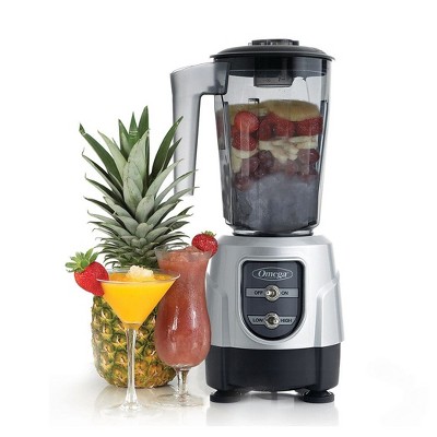 Omega BL330RX 1hp 48oz Tritan Copolyester Container Blender Countertop, Silver - Certified Refurbished