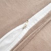 Unique Bargains Plush Decorative Solid Throw Modern Bedroom Pillow Covers 2 Pcs - 4 of 4