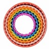 Handy Housewares 6pc Scalloped Biscuit/Cookie Dough Cutter Set, Round & Flower Edged, Dishwasher Safe, Plastic - 4 of 4