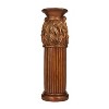 Traditional Polystone Lion Pedestal Table Bronze - Olivia & May - 3 of 4