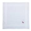 Umo Lorenzo Men's Cotton Boxed Initial Alphabet Handkerchiefs (Pack of 3) - 4 of 4