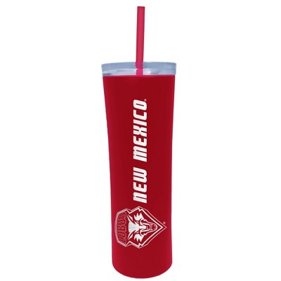 NCAA New Mexico Lobos 18oz Stainless Steel Skinny Tumbler