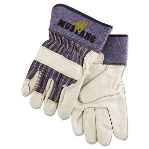 MCR Safety Mustang Grain-Leather-Palm Gloves, Dozen - 1 of 1