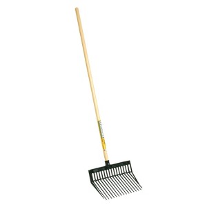 Miller Manufacturing PDF1 Polycarbonate Plastic Little Giant DuraFork Gardening and Agricultural Bedding Fork for Farming Mulch, Manure, & Soil, Green - 1 of 3