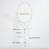6 MM Pearl Rosary Beads with Crucifix, Catholic Necklace for Women with Velvet Bag or Rosary Box - 3 of 4
