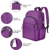 15.6"Travel Backpack Carry on, Water Resistant School Backpacks for Teens, College Back Pack Bookbag for Boys Girls, Work Backpacks for Women - 2 of 4
