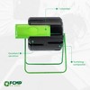 FCMP Outdoor HF-RM4000 HOTFROG 37 Gallon Plastic Single Chamber Roto Tumbling Composter Outdoor Elevated Rotating Garden Compost Bin, Black/Green - 3 of 4