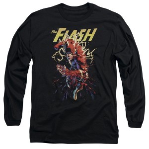 Men’s JLA Ripping Apart Long Sleeve T-Shirt - 1 of 4