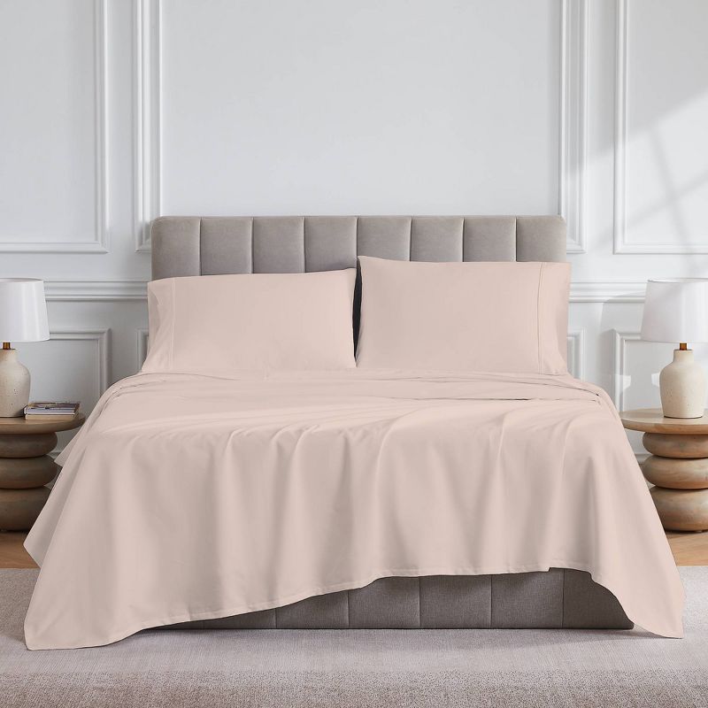 400 Thread Count Wrinkle Free Cotton Solid Sheet Set - Purity Home, 1 of 10