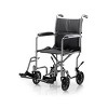 Drive Medical Lightweight Steel Transport Wheelchair with Fixed Full Arms - 19" Seat - 2 of 4