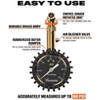 Vondior Tire Pressure Gauge - (0-40 PSI) Heavy Duty Glow in the Dark - 2 of 4