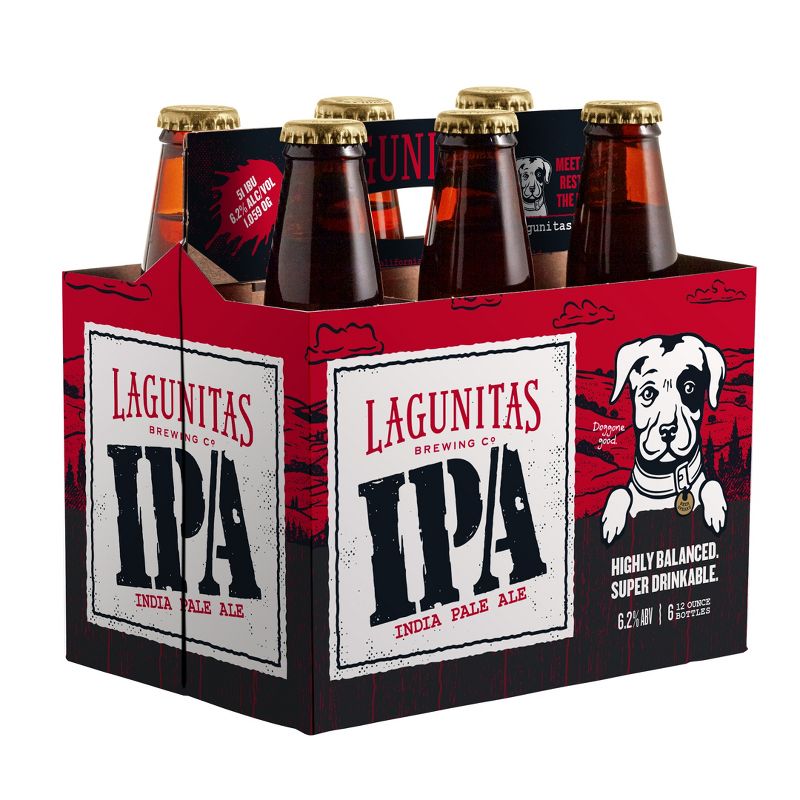 Lagunitas IPA Beer - 6pk/12 fl oz Bottles, 2 of 5