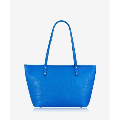 GiGi New York Blue Zip Taylor Tote Bag