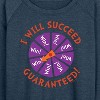 Women's - Dr. Seuss - I Will Succeed Lightweight French Terry Wide Neck Long Sleeve Shirt - 2 of 4