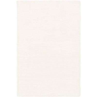 Mark & Day Somerton 2'x3' Rectangle Loomed Indoor Area Rugs Cream: Handwoven Viscose Wool, Stain-Resistant, Modern Decor