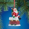 Collections Etc Hand Painted Trinket Christmas Ornaments with Opening Compartment for Small Gifts - 2 of 4