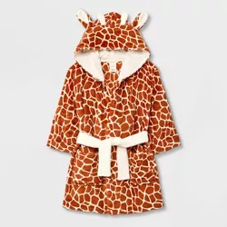 Toddler Girls' Giraffe Robe - Cat & Jack™ Tan
