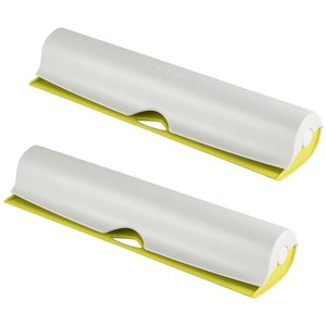 Hutzler Refillable Wrap Dispenser, Set of 2 - Stores & Dispenses Foil, Plastic Wrap, Wax Paper and Parchment Paper - 1 of 4
