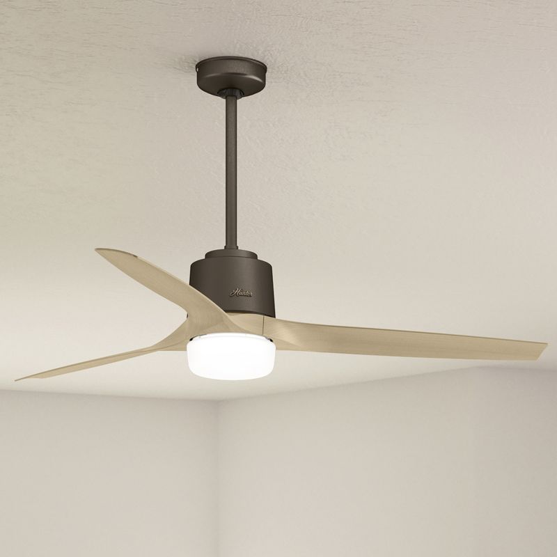 60" Neuron Ceiling Fan with LED Light - Hunter Fan, 3 of 14