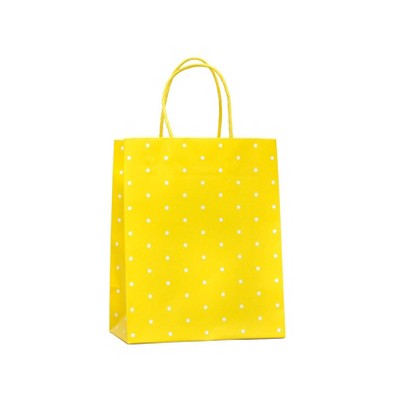 Yellow Polka Dot Tote Bag