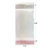 UOFFICE Pack of 1,000 Clear Resealable Cellophane Bags 3.9" x 5.9" 1.2 Mil  with Hanging Header - 4 of 4