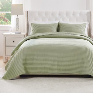 Greenland Home Fashions Vineyard Sage Quilt Set - 1 of 4