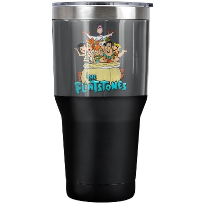 The Flintstones Ride On Steel Tumbler 30oz Coffee Travel Mug