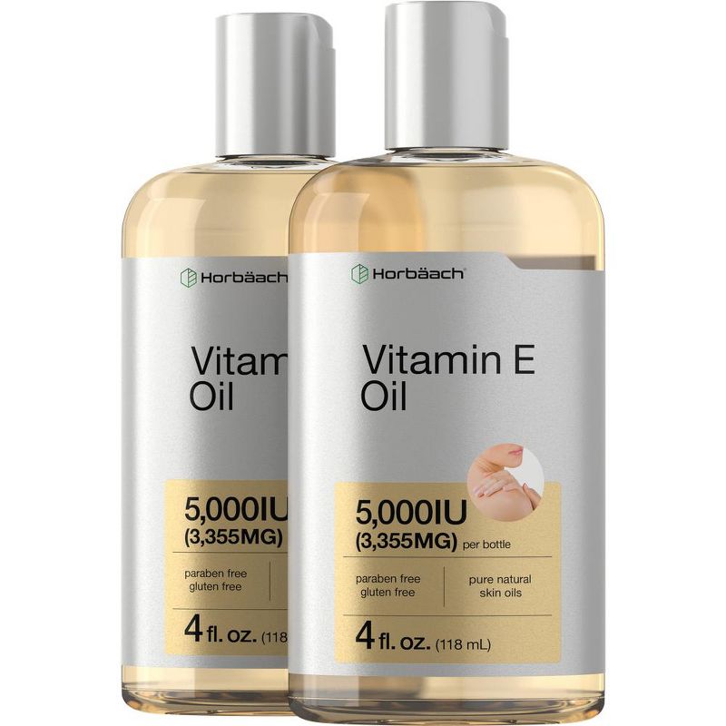 Horbaach Vitamin E Oil 5000 IU | 8 oz (2 x 4 oz), 1 of 4