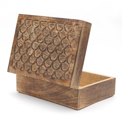 Mela Artisans Storage Box Scallop