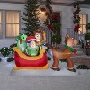 Gemmy Christmas Airblown Inflatable Toy Story w/Sleigh Scene Disney, 5 ft Tall, Multicolored - 2 of 2