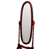 VYNXARIA 59" x20" Oval Full Length Mirrors ,Tall Standing Wooden Floor Mirror For Living Room Bedroom,Cherry - 4 of 4